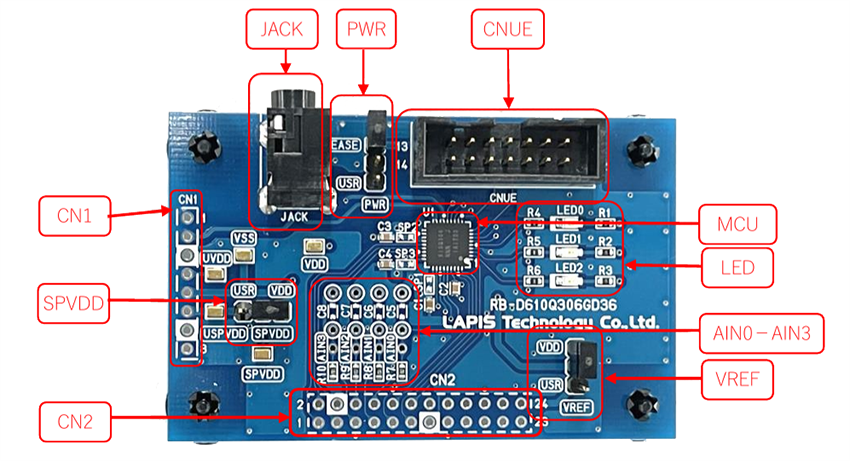 Location Circuit - ROHM Semiconductor RB-D610Q306GD36 Reference Board